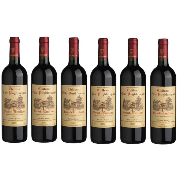 Rượu vang đỏ Pháp ngon hàng chính hãng cung cấp giá sỉ giao toàn quốc Château Côte Puyblanquet 2014