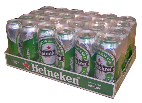 Thùng bia Heineken 500 ml 24 lon